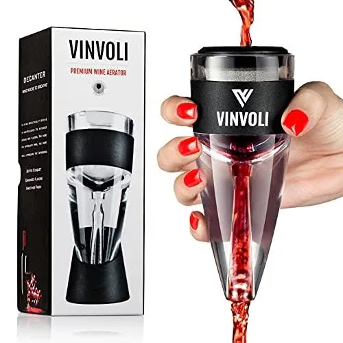 Wine Aerator New 2022 Red Wine Aerator Decanter with Unique Three-Stage Aeration