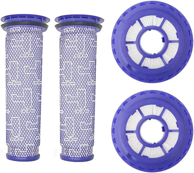 Replacement Filters for Dyson DC65 DC66 DC41 UP13 UP20 Animal, Multi Floor and Ball Vacuums, Compare to Part 920769-01 and 920640-01 (2+2 Pack)