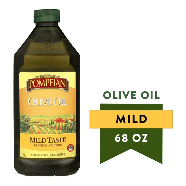 Pompeian Olive Oil, Mild Taste - 68 fl oz