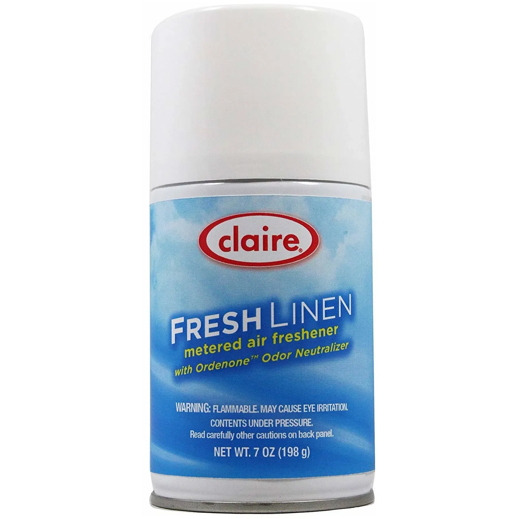 Claire 110 7 oz. Fresh Linen Metered Air Freshener Aerosol Can