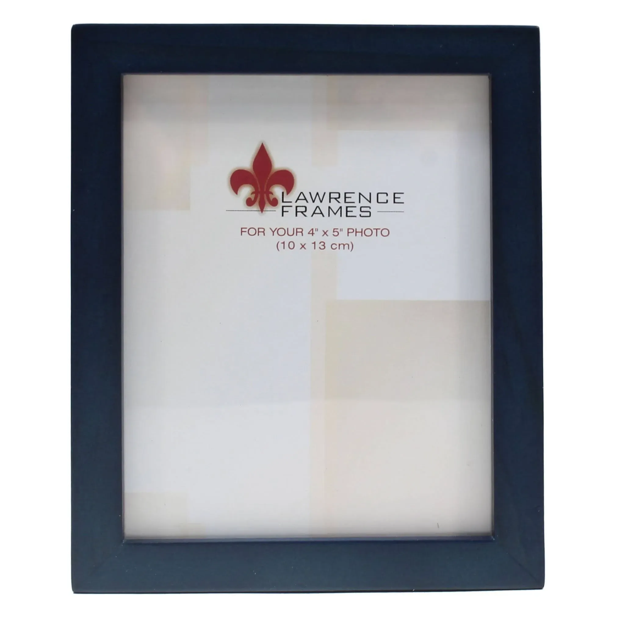 Lawrence Frames Gallery Collection 10&#034; x 10&#034; Wood Picture Frame Blue (755710)