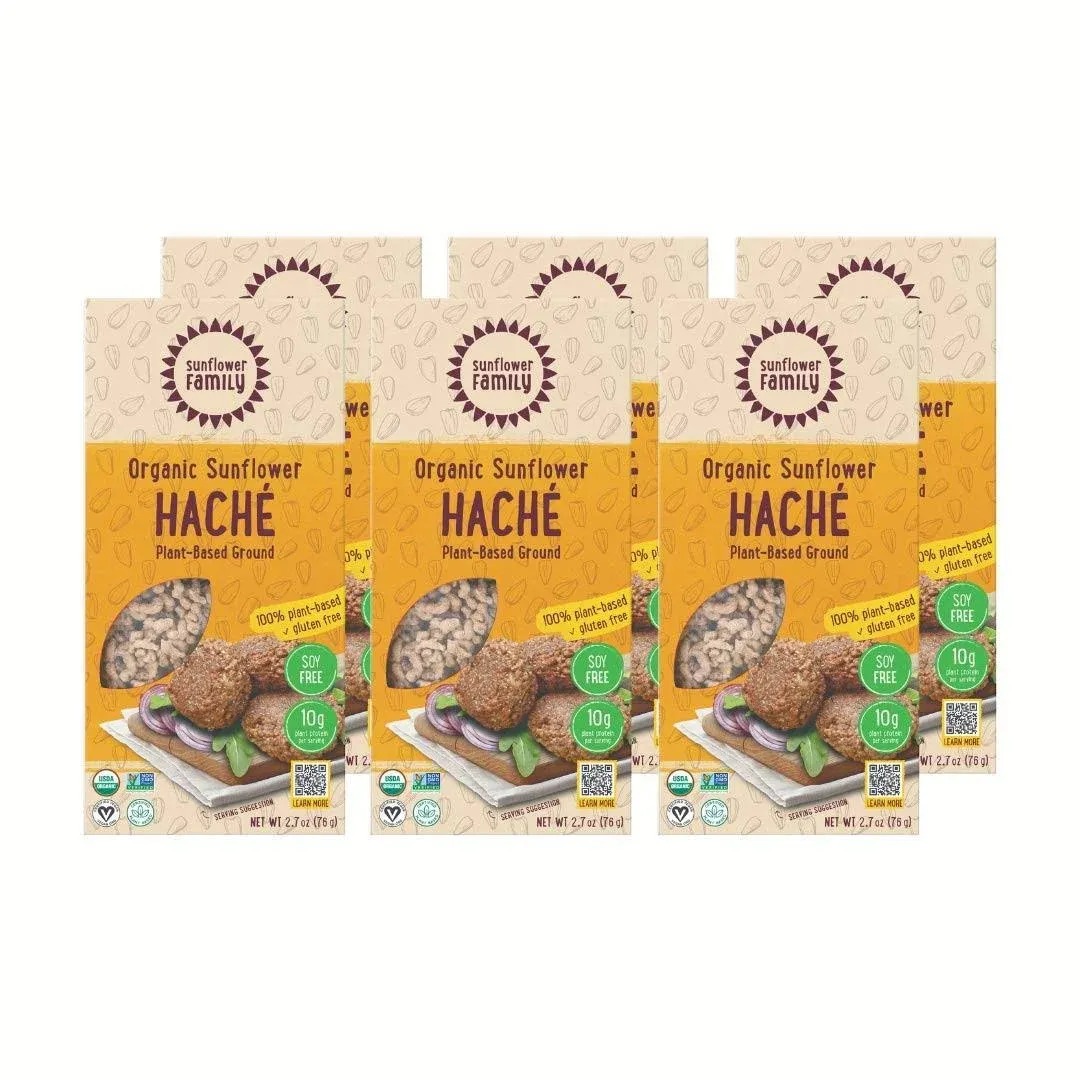 Organic Sunflower Haché 6 Pack