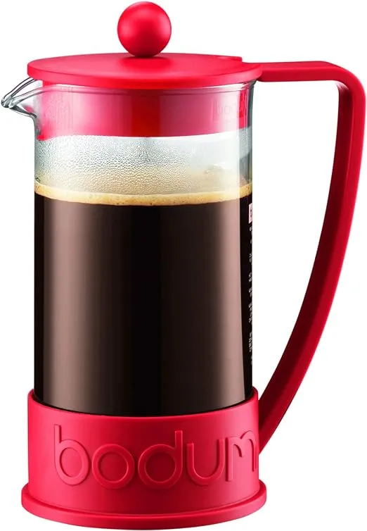 Brazil French Press 8, Cup Red