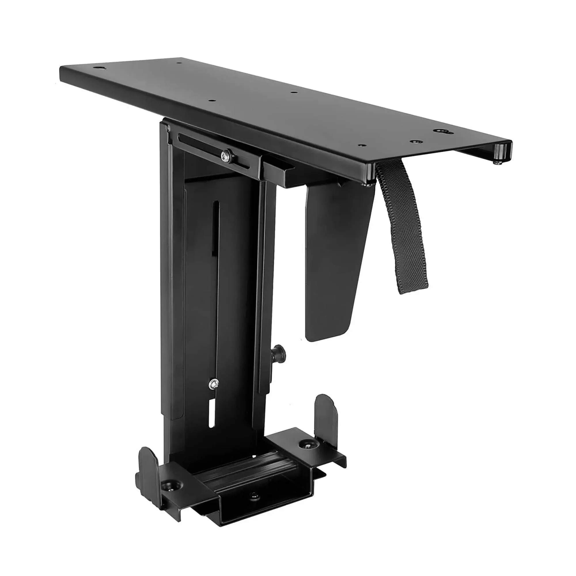 Mount-It! Adjustable Under Desk Computer Mount with Anti-Theft Screw