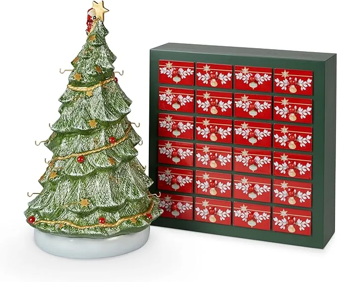 Villeroy & Boch Christmas Toys Memory Advent Calendar Set Festive Tree