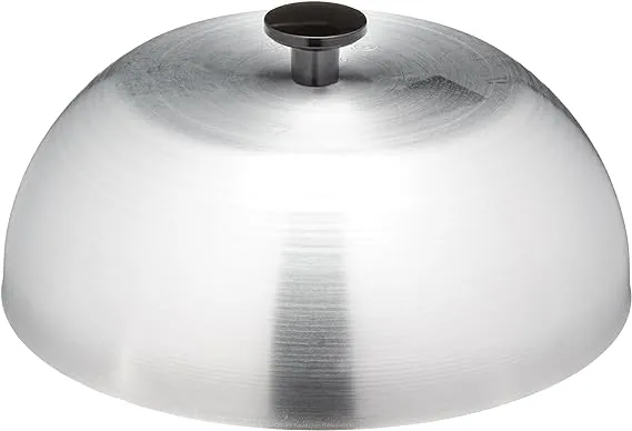 6 Inch Aluminum Grill Basting Cover Hamburger Dome Melt Cheese