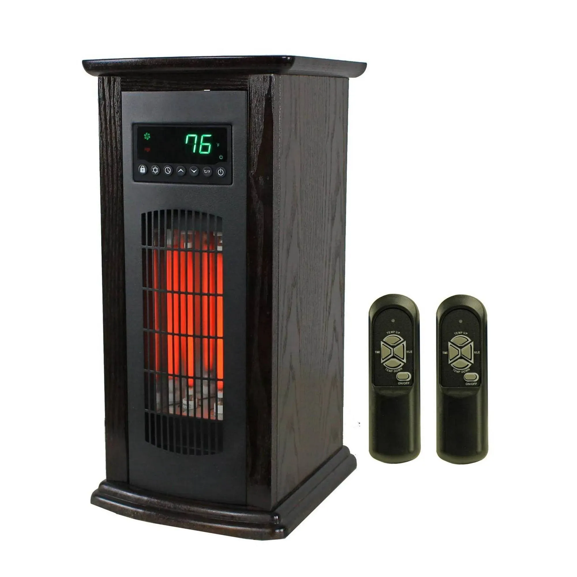 LifeSmart HT1029 1500 W Portable 21" Electric Infrared Quartz Tower Space Heater, Indoor