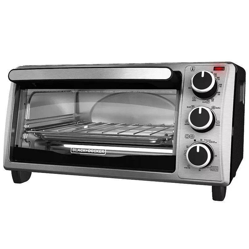 BLACK+DECKER 4-Slice Toaster Oven