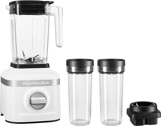 KitchenAid K150 Batidora de trituración de hielo de 3 velocidades con 2 tarros de licuadora personal - KSB1332