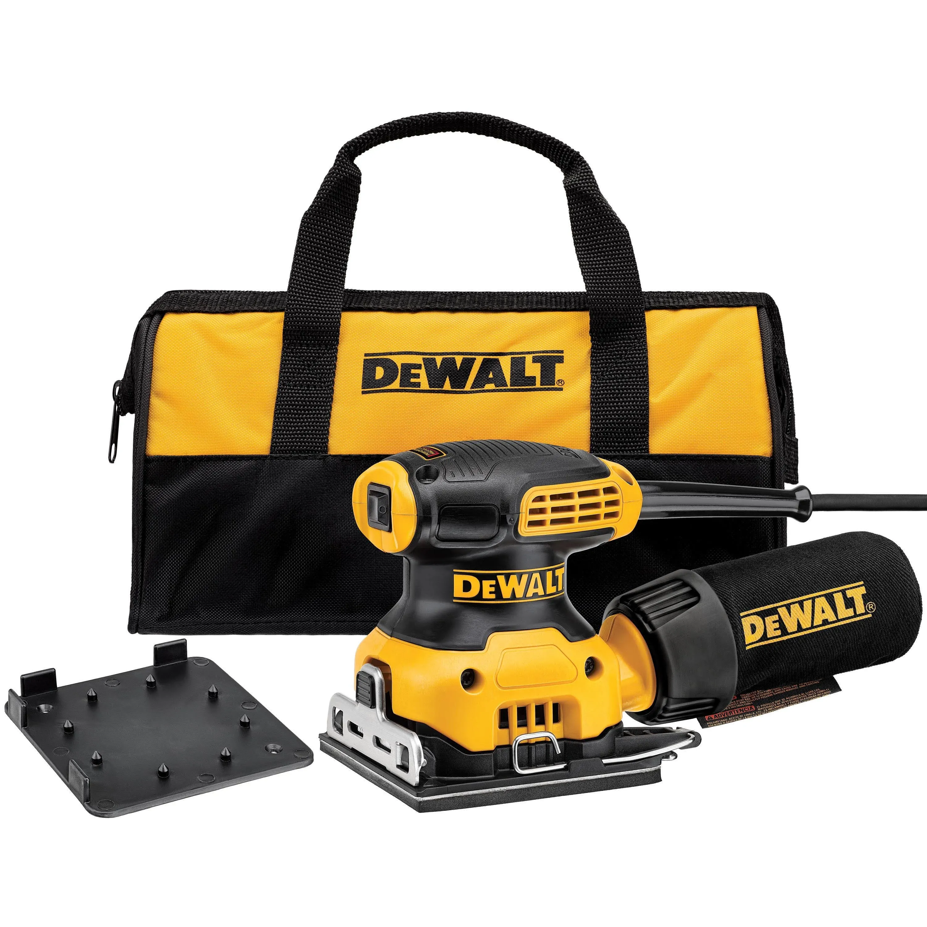 Dewalt 1/4 Sheet Palm Grip Sander Kit