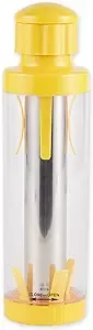 RSVP International Yellow Deluxe Corn Stripper, 10.5" | Quickly Remove Kernels from the Cob | No Splatters or Mess | Dishwasher Safe