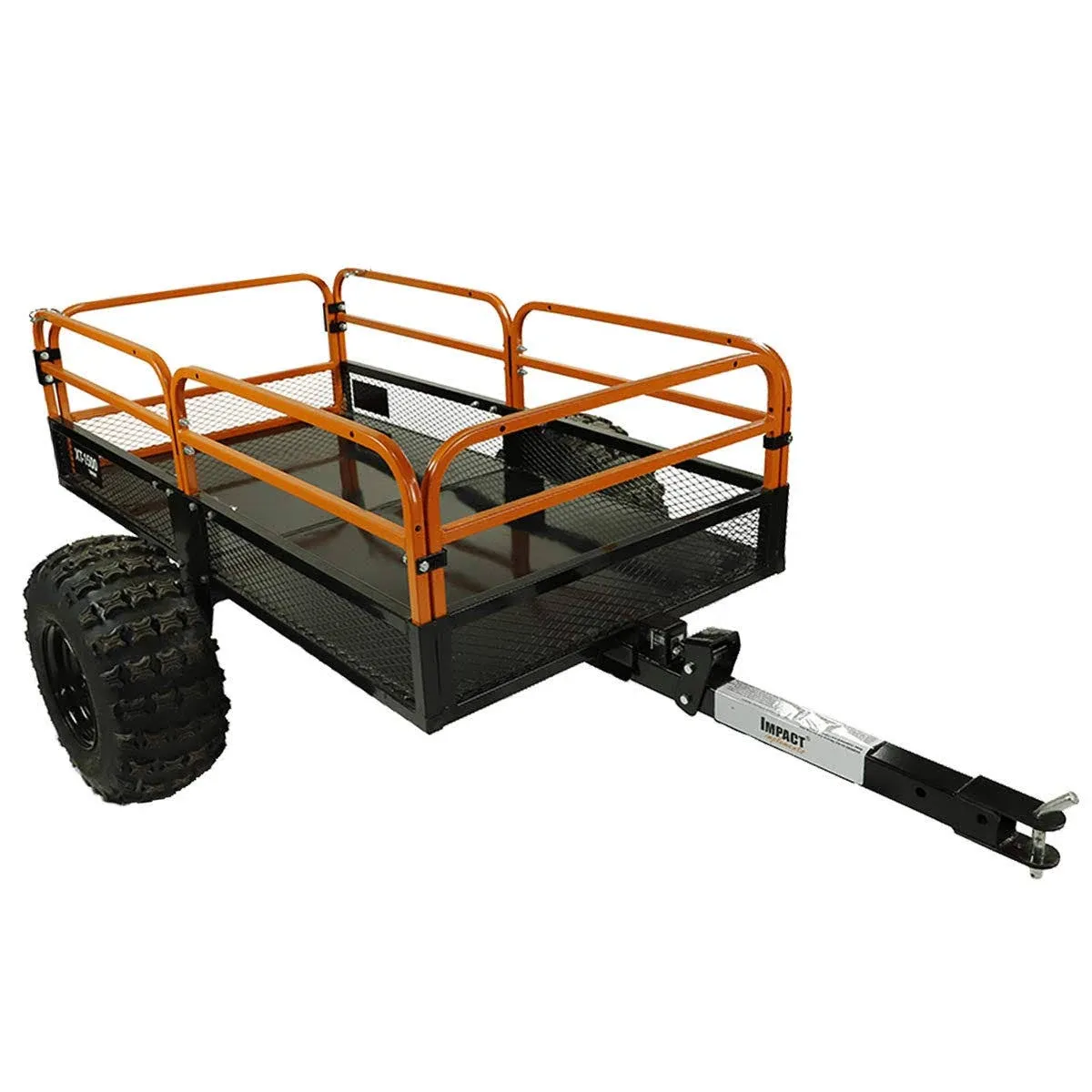 Impact Implements ATV/UTV Heavy Duty Utility Cart, Cargo Trailer (12 cu. ft. - Steel)