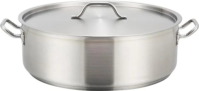 Winco SSLB-10 Stainless Steel 10 qt. Brazier