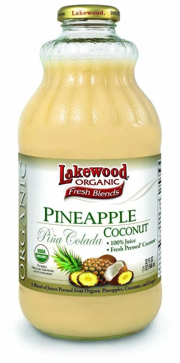 Lakewood Organic Juice Pina Colada 32 fl oz