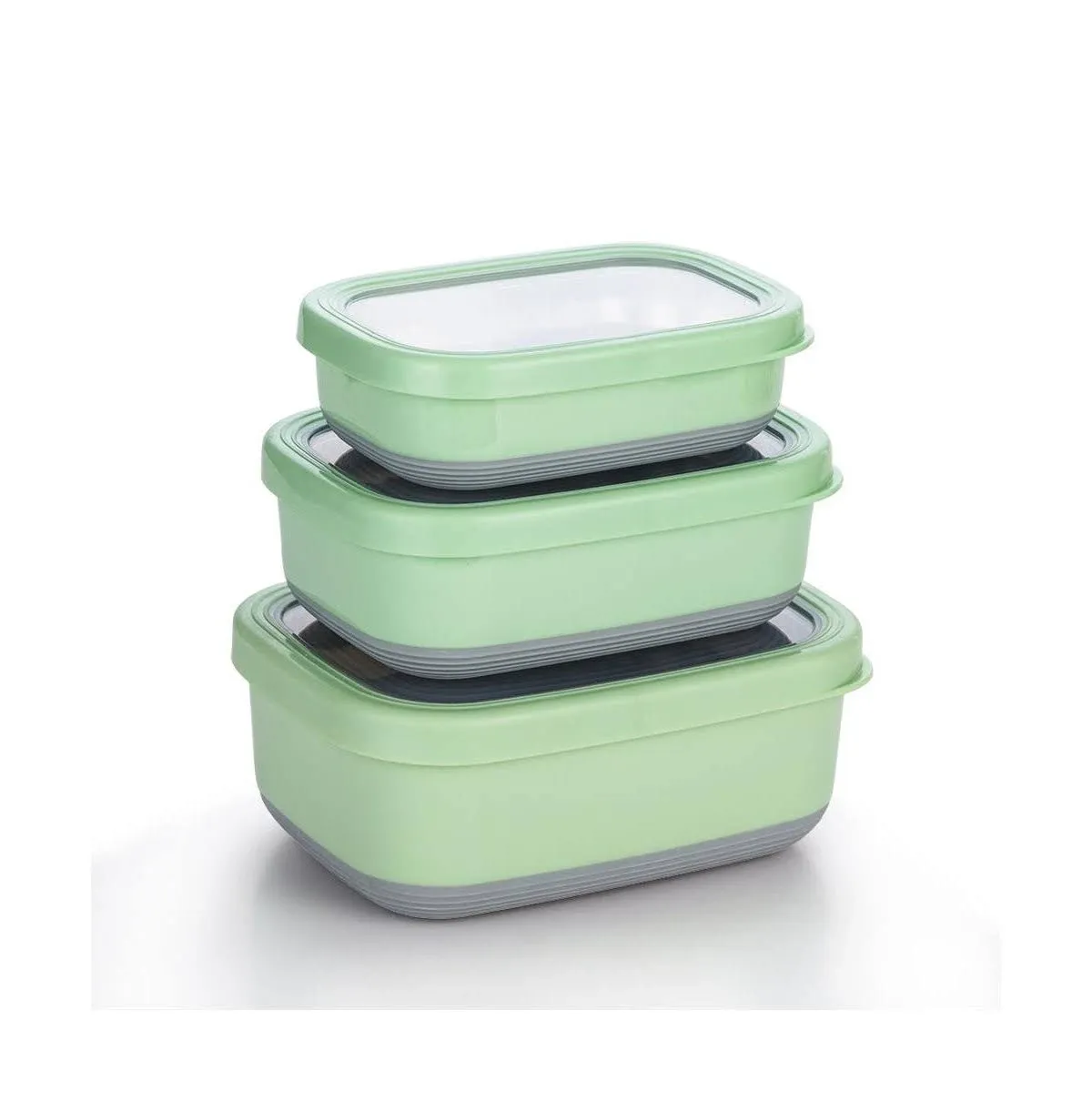 Stainless Steel Food Containers - Bento Lunch Box - Space-Saving - Stay Fresh