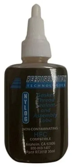 Refrigeration Technologies RT201B Nylog Gasket Thread Sealant RT B BLUE