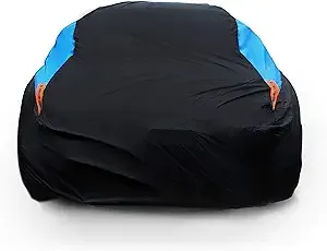 MORNYRAY Car Cover Waterproof All Weather Windproof Snowproof UV Protection Outdoor Full Car Cover