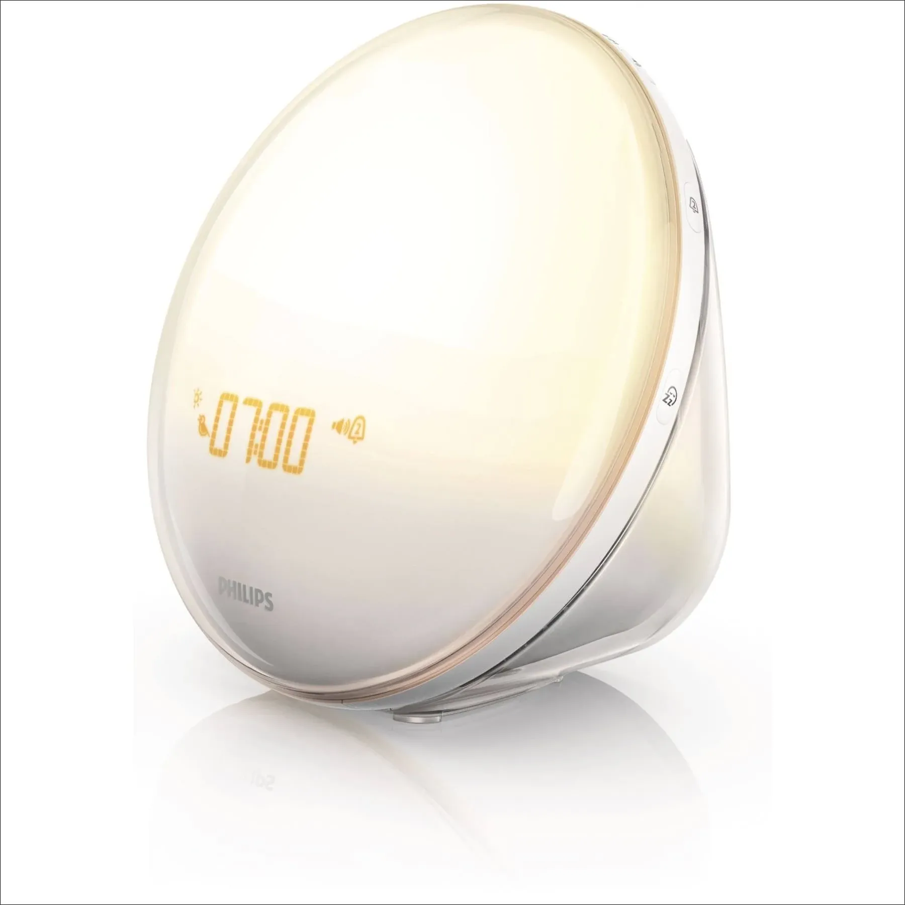 Philips Wake-up Light with Colored Sunrise, Sunset Simulation and New PowerBackUp+ Feature, HF3520/60