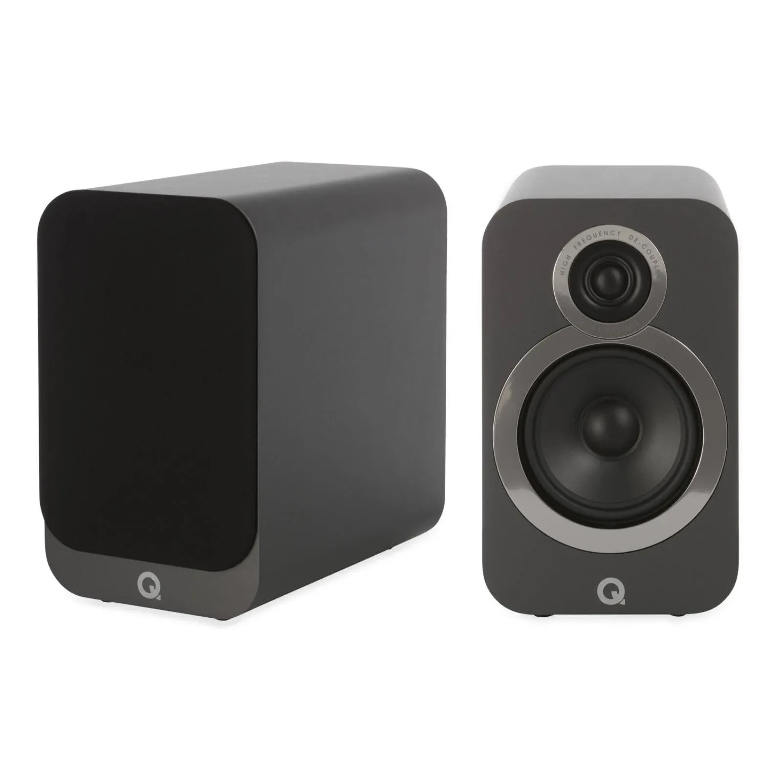 Q Acoustics 3020i BookShelf Speakers - Pair Graphite Grey by Ayreborn