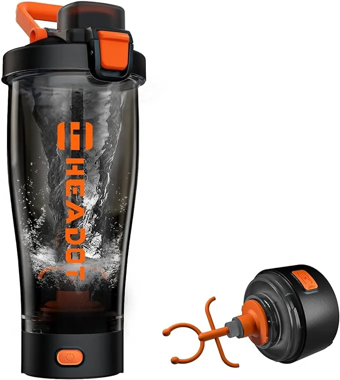 HeaDot Electric Protein Shaker Bottle, Blender Bottles for Protein Mixes, 24 Oz