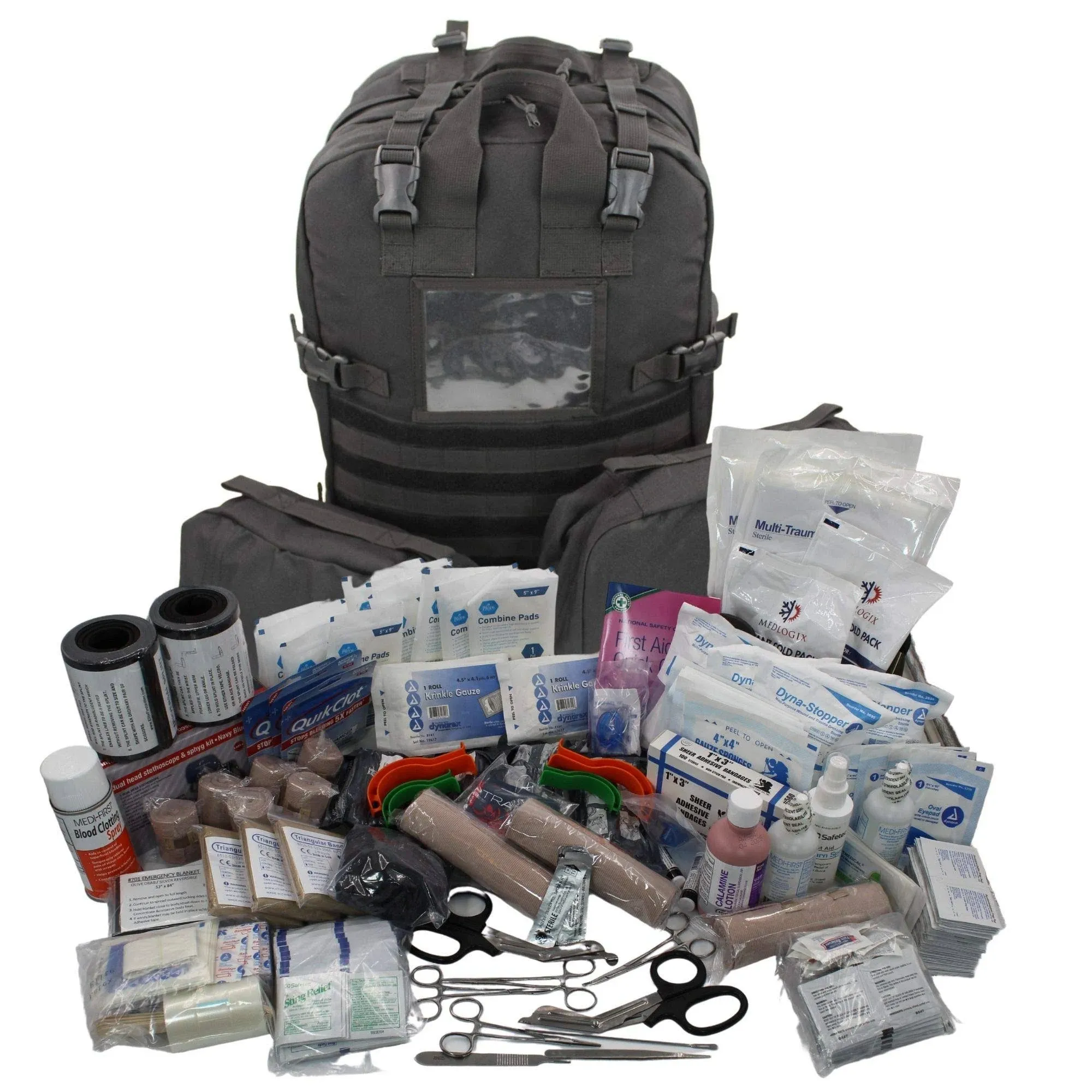 Luminary Stomp Medical Backpack Fully Stocked First Aid Trauma Kit Special ...