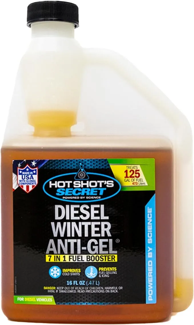 Hot Shots P403316ZS 16 oz Diesel Winter Squeeze Anti-Gel