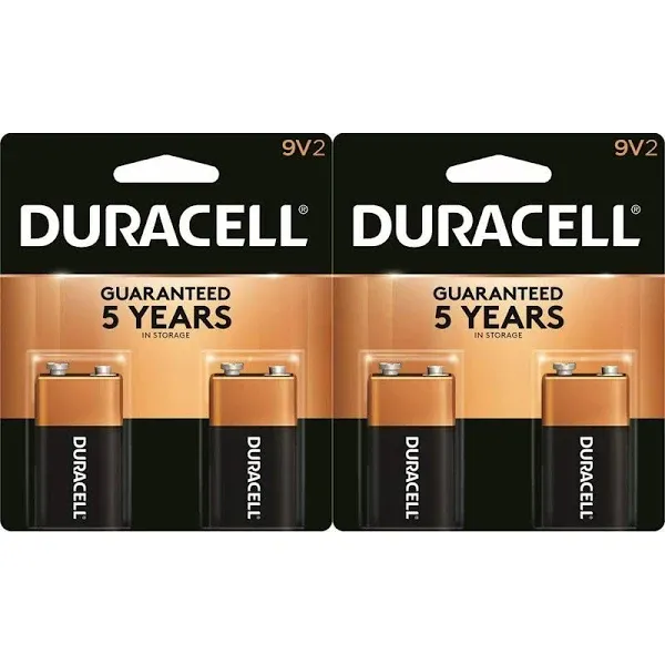 Duracell 9-Volt Batteries - 2 pack