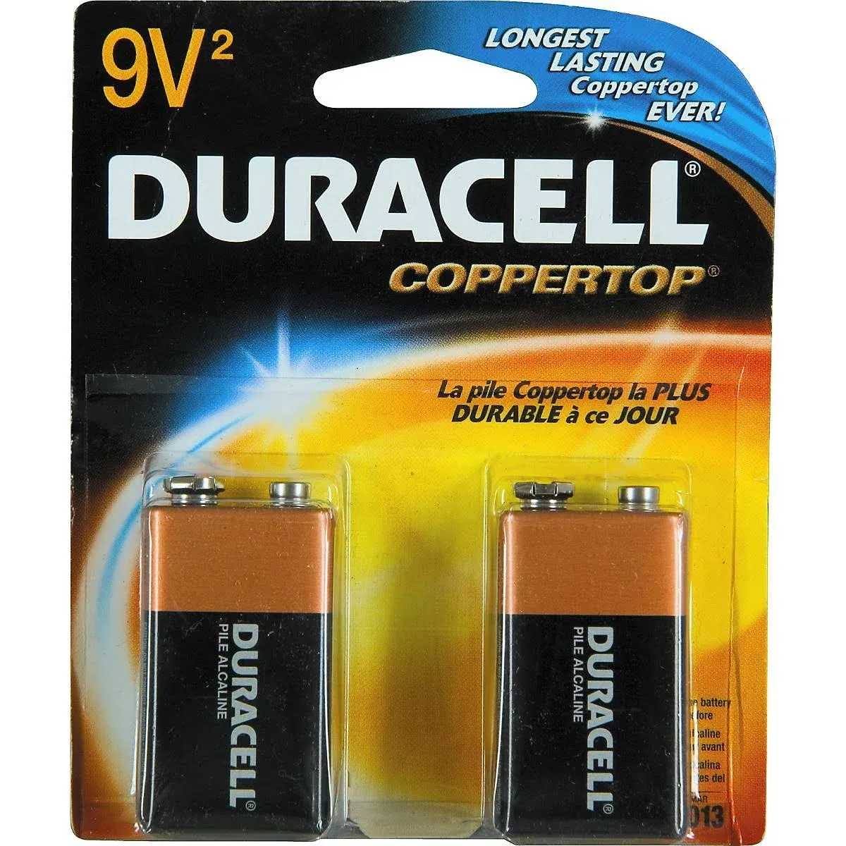 Duracell 9-Volt Batteries - 2 pack