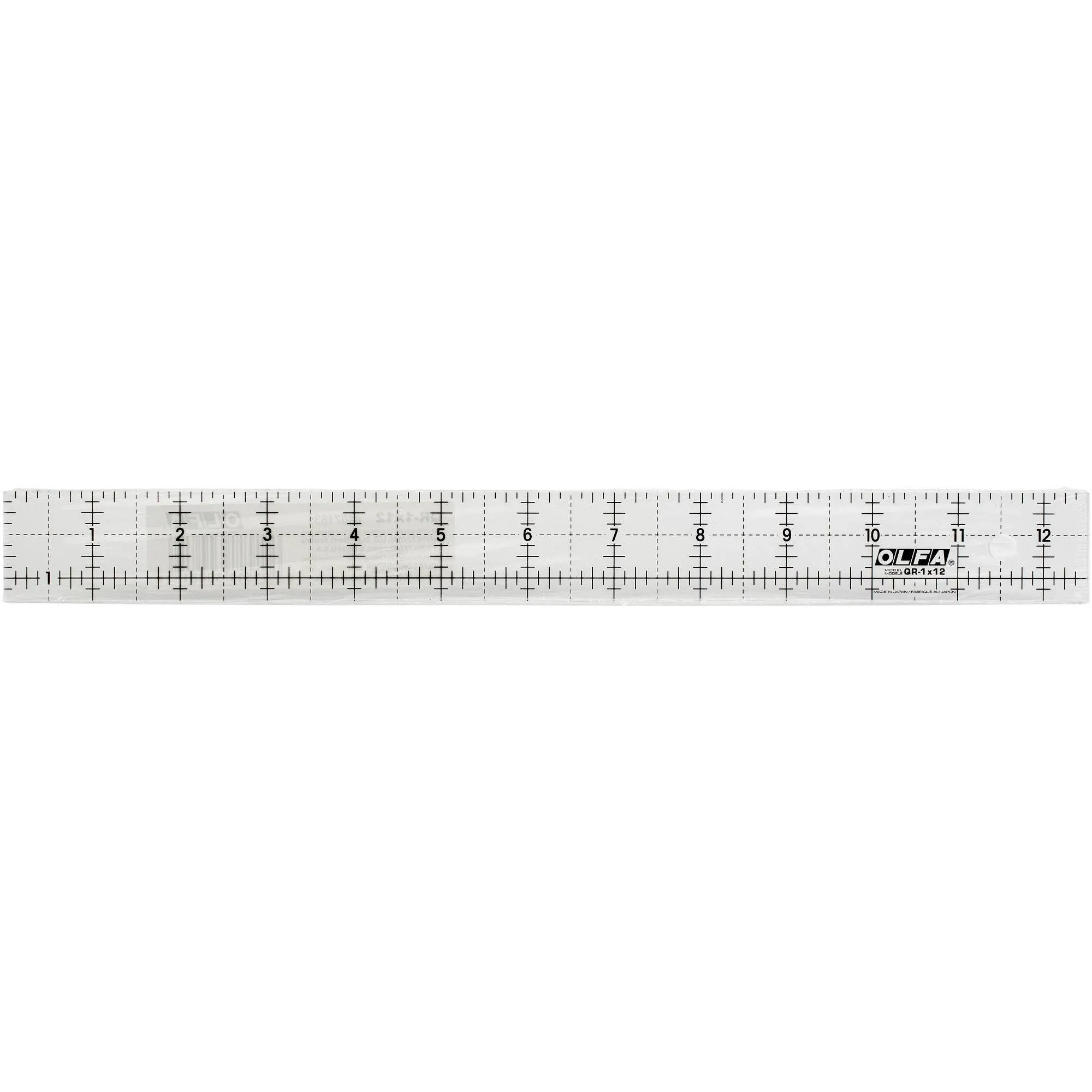 OLFA (QR-1X12) Olfa Ruler 1" X 12" Frosted Acrylic #1071831