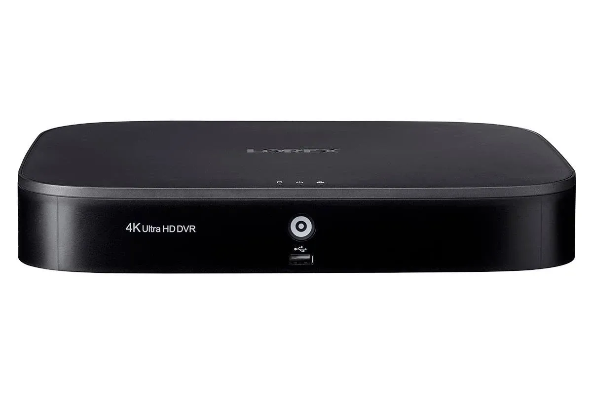 Lorex D841A62B-W 4K Ultra HD 16 Channel Security DVR with Advanced Motion Detection Technology and Smart Home Voice Control, 2TB Hard Drive