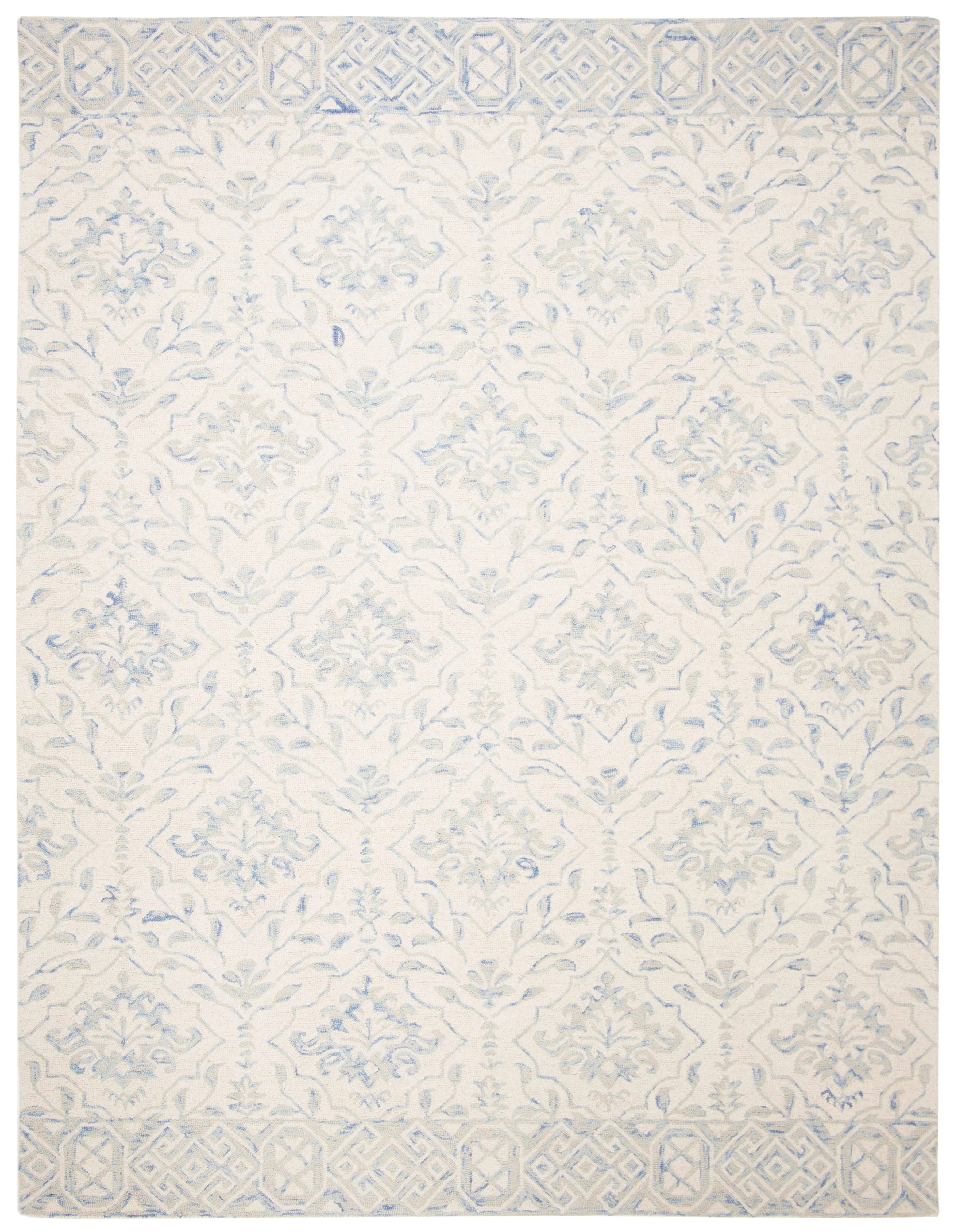 Safavieh Elvedina Handmade Dip Dye Floral Wool Rug