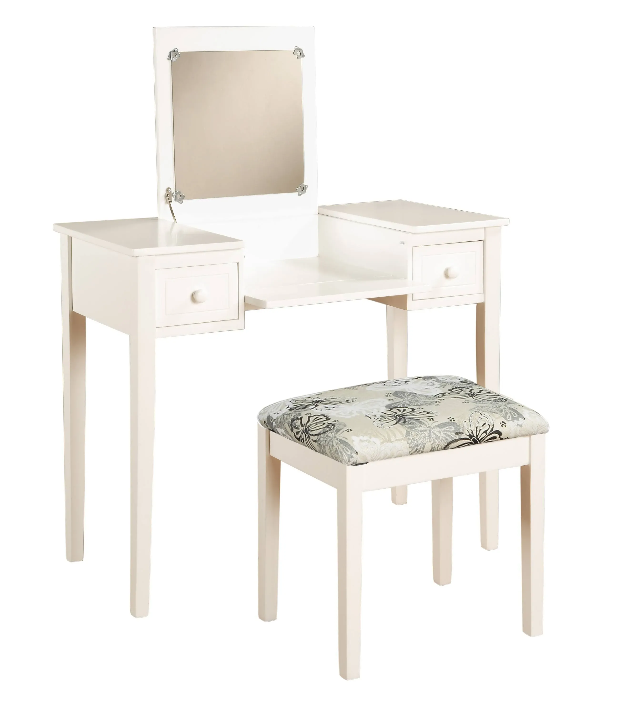 Linon Vanity Set White