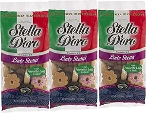 Stella D'oro Lady Stella Cookies 10 oz. Bag Stella D'oro Italian Touch Cookie Assortment (3 Bags)