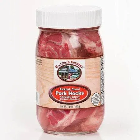 Backroad Country Pickled Cured Pork Hocks 12 Ounces