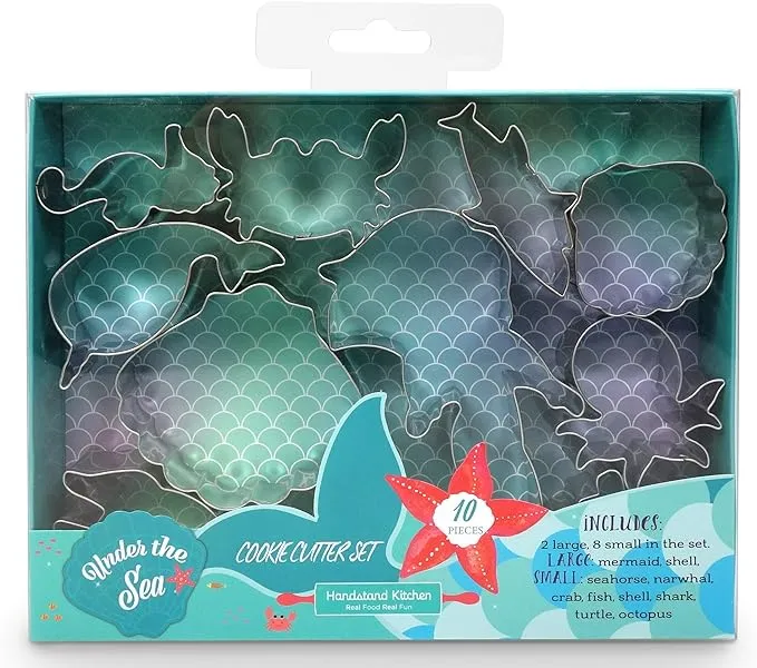 Under The Sea 10 Piece Cookie Cutter Set