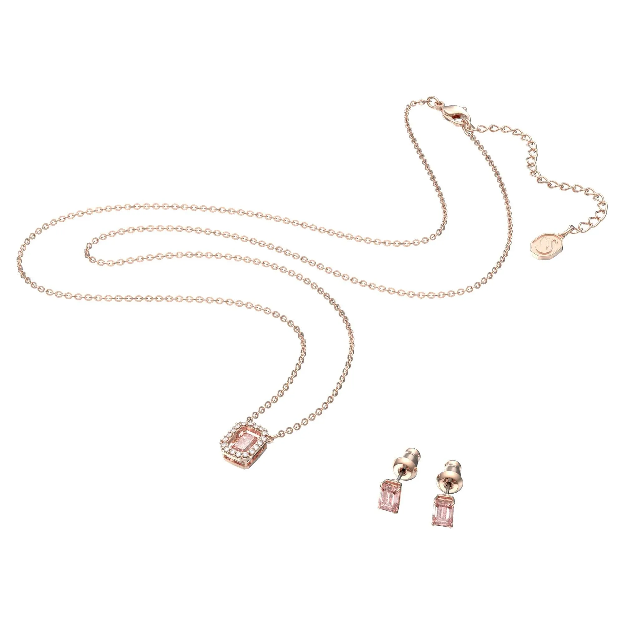 Swarovski Millenia Pink Set