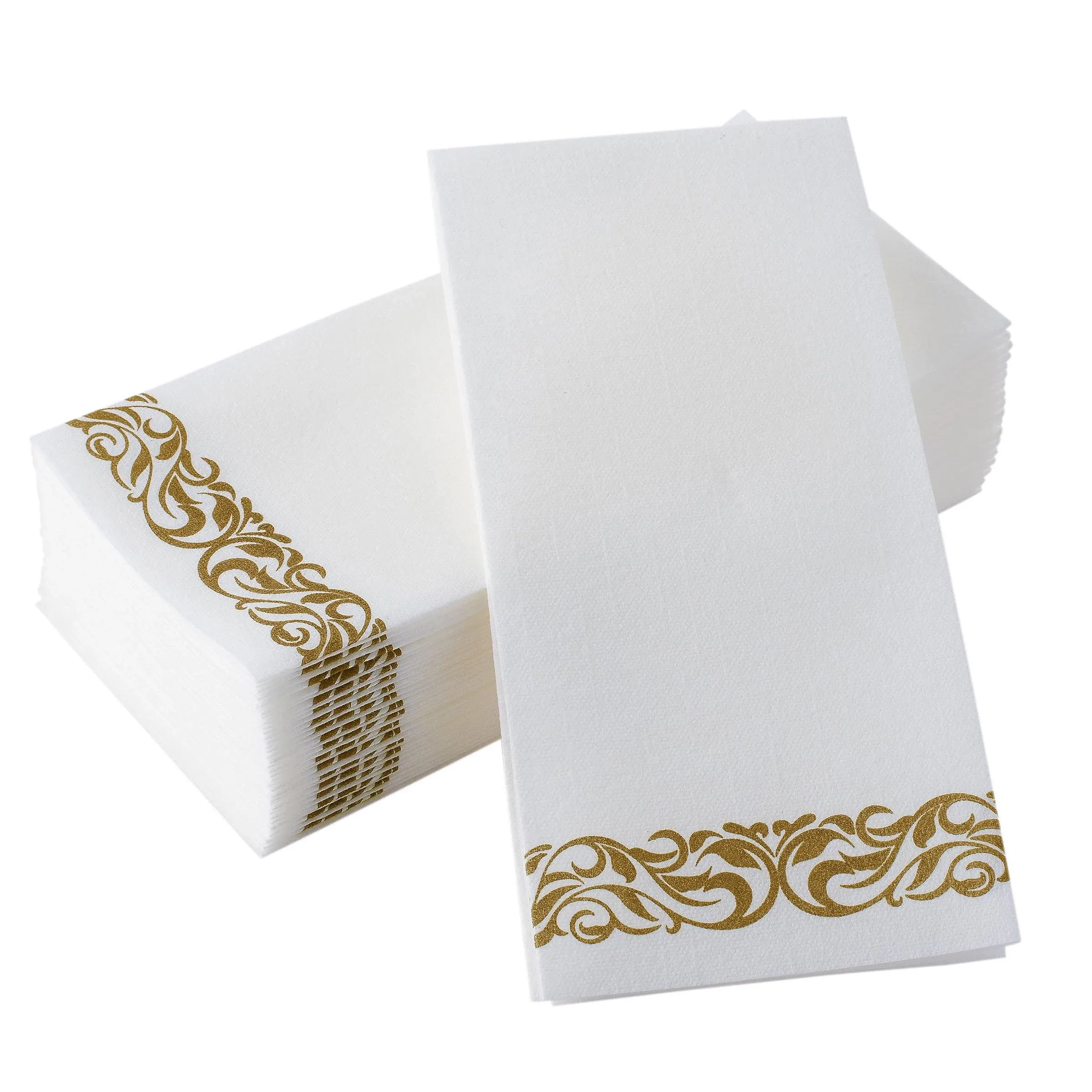 BloominGoods Decorative Hand Towels, Paper Napkins / Disposable Linen-Feel Guest ...