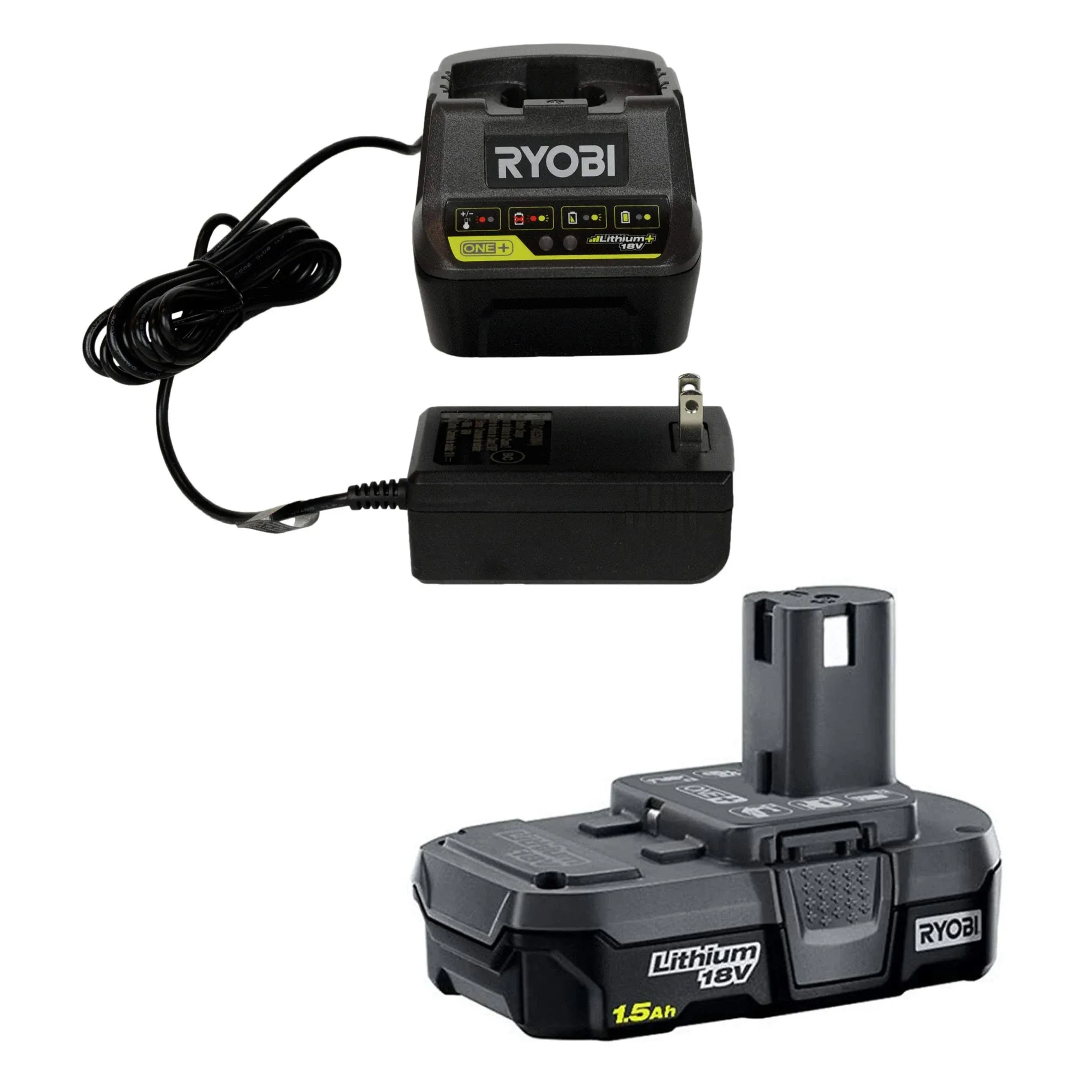 Ryobi 18V ONE+ P118B Lithium-Ion Battery Charger New No Box