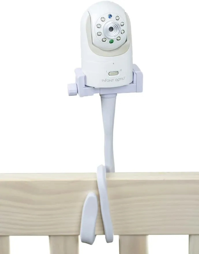 Pay's Place Universal Baby Monitor Mount, Longer White Flexible Silicon Baby ...