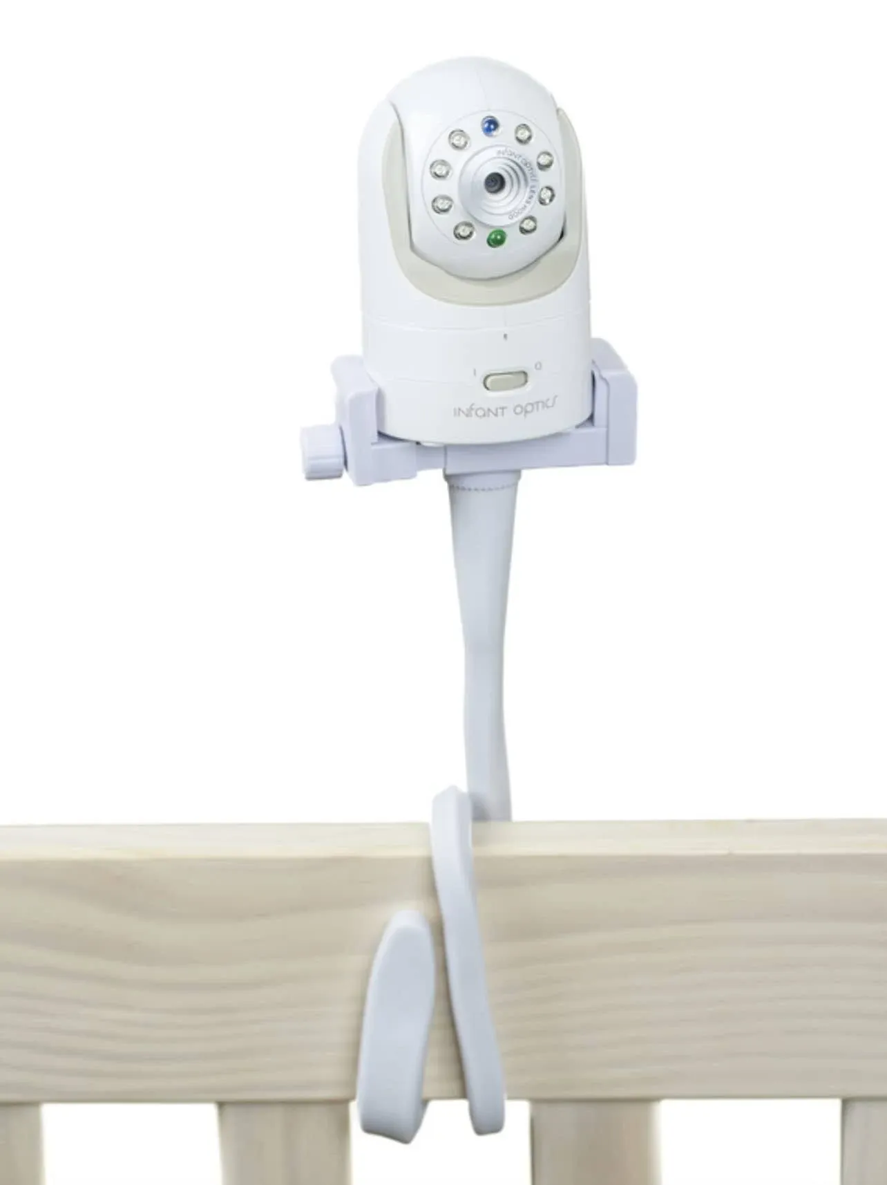 Pay's Place Universal Baby Monitor Mount, Longer White Flexible Silicon Baby ...