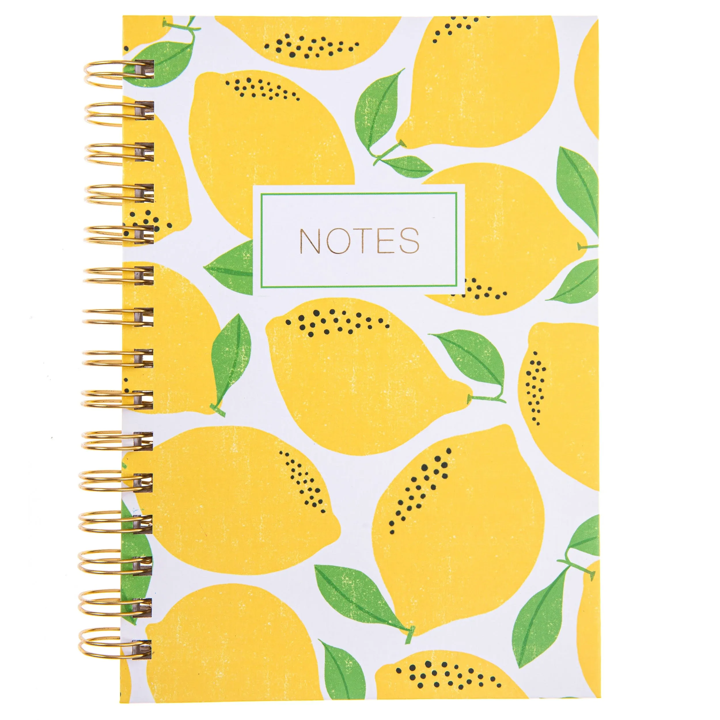 Graphique Lemon Yellow 6 x 8 Spiral Hard Cover Journal w