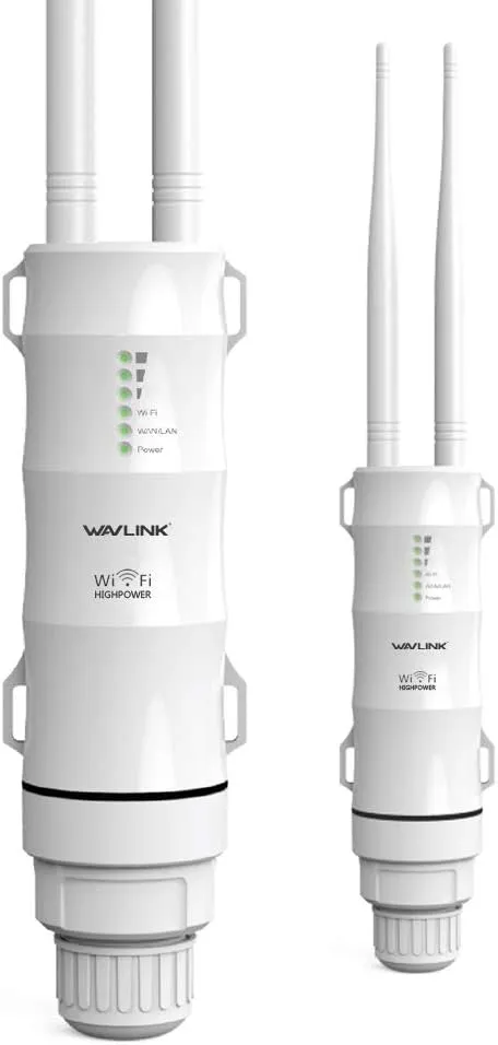 Weatherproof AC600 WiFi Extender with Powerful Amplifiers - Outdoor Signal Boost