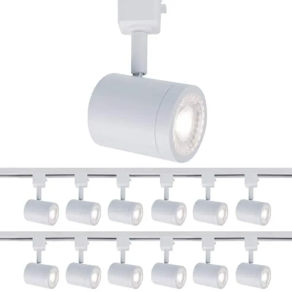 WAC Lighting Charge LED LV Track Head, H Track - White / 12