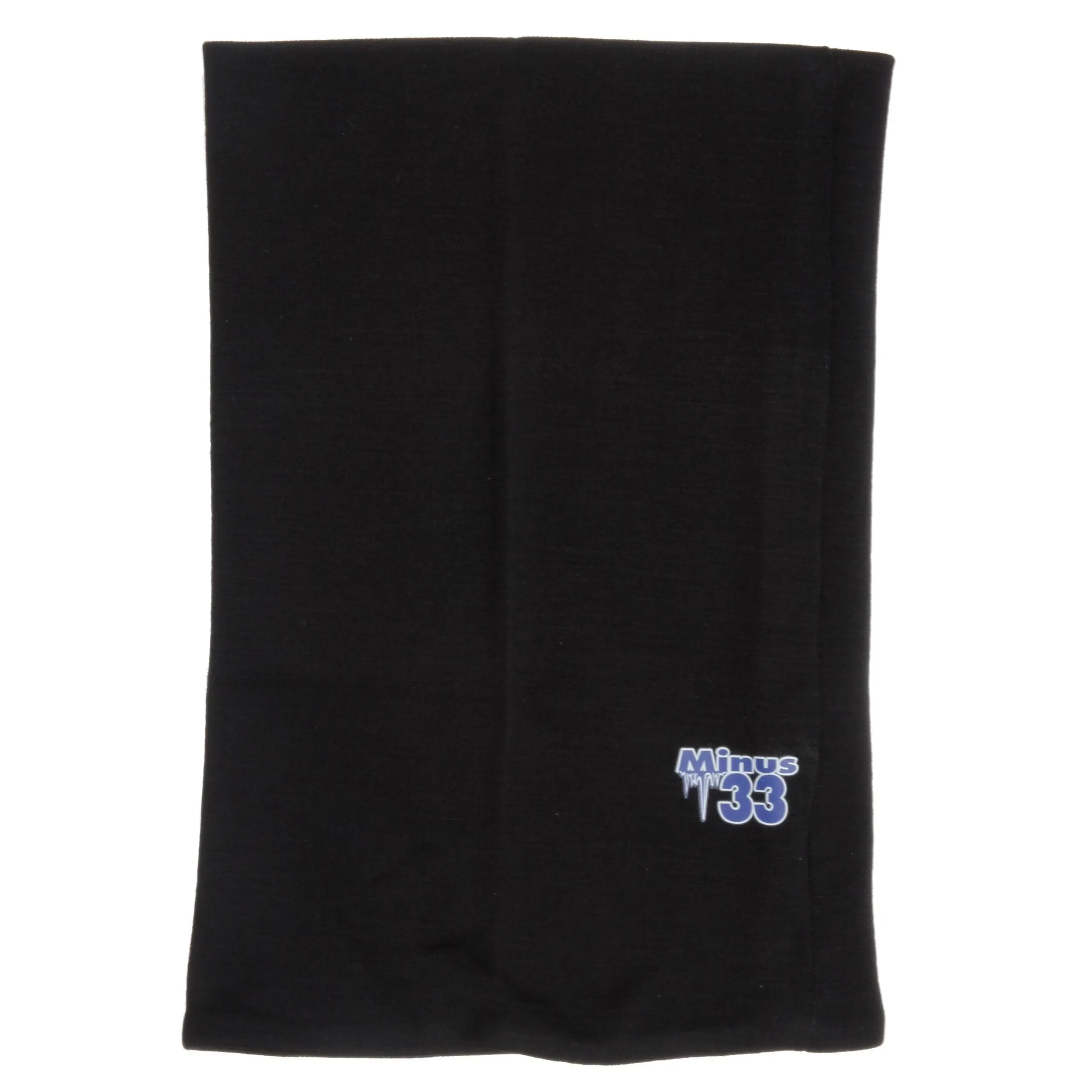 Minus33 Merino Wool Midweight Neck Gaiter Black