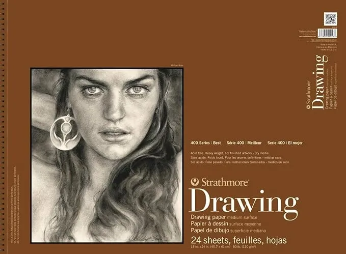 Strathmore Medium Drawing Paper Pad 18"X24"