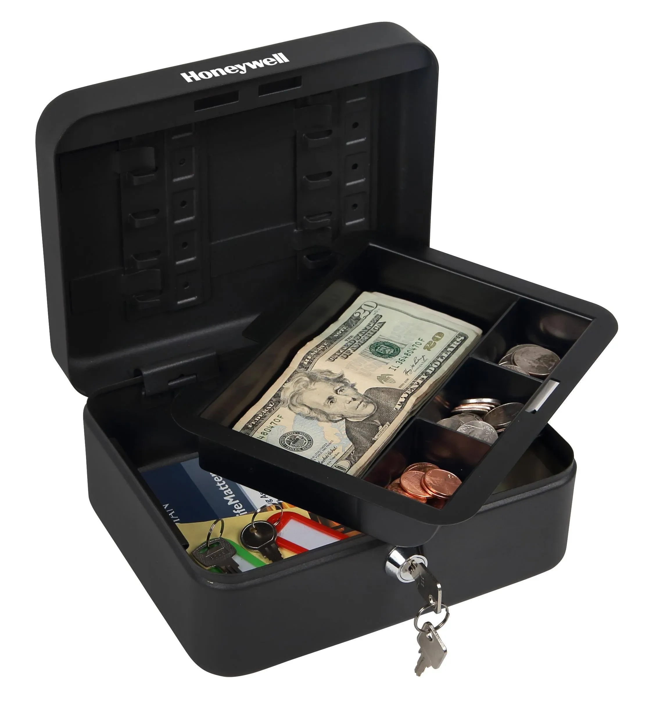 Honeywell 6111 Convertible Steel Cash and Key Box