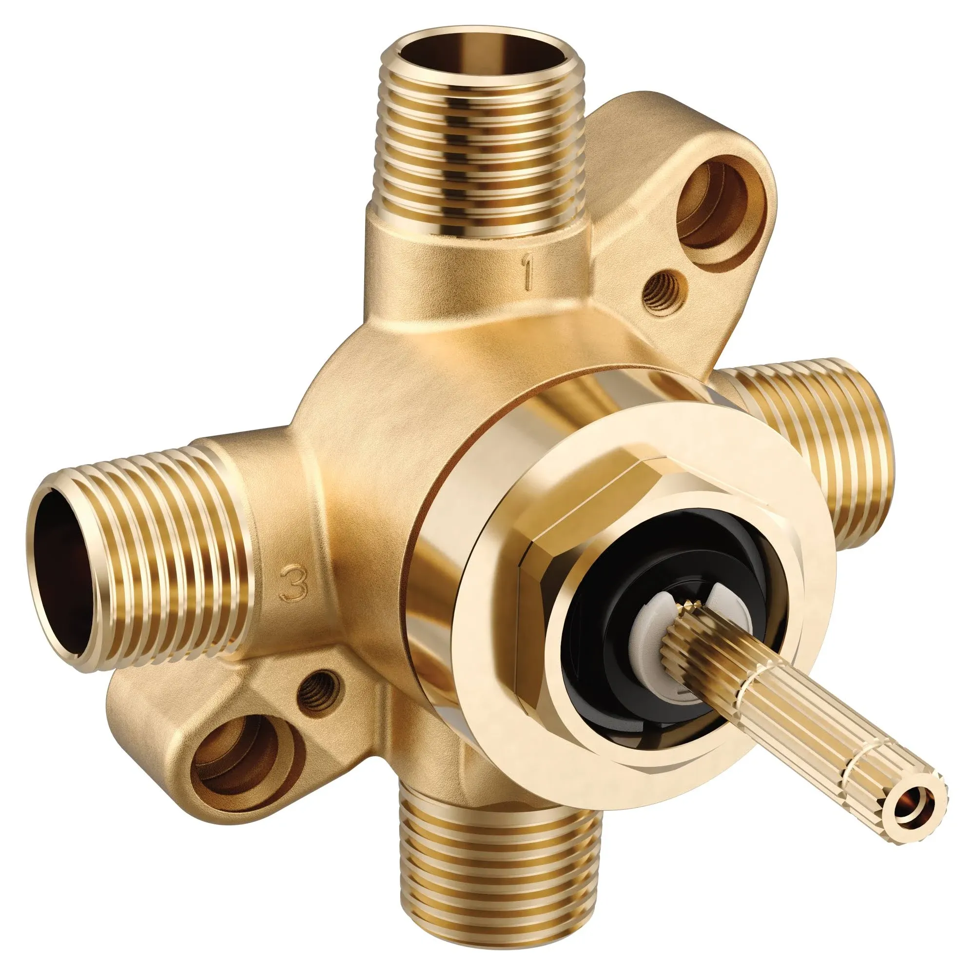 Moen U231CI M-CORE 2 or 3 Function Transfer Valve with CC/IPS Connections, or Unfinished 