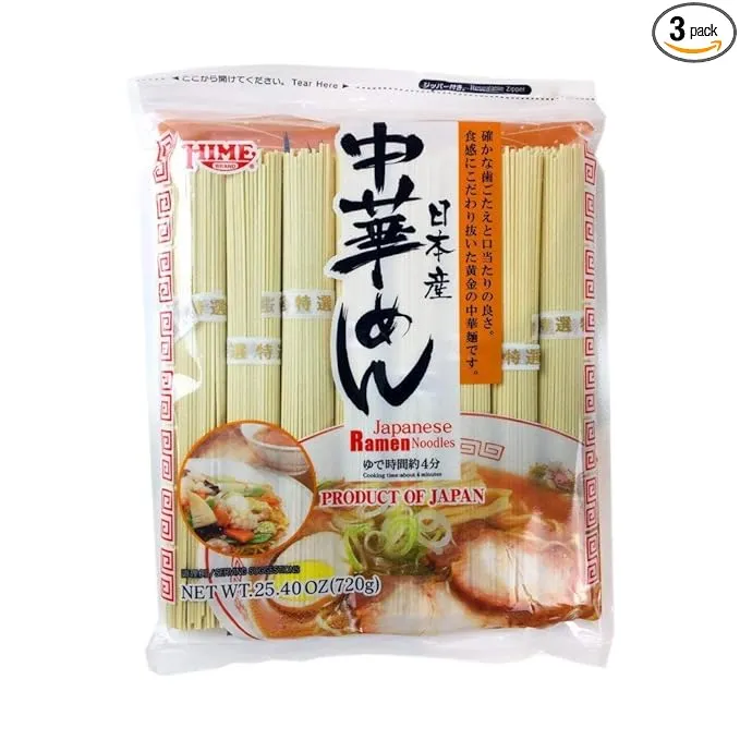 Hime Japanese Ramen Noodles, 25.4 Ounce (3 Pack)