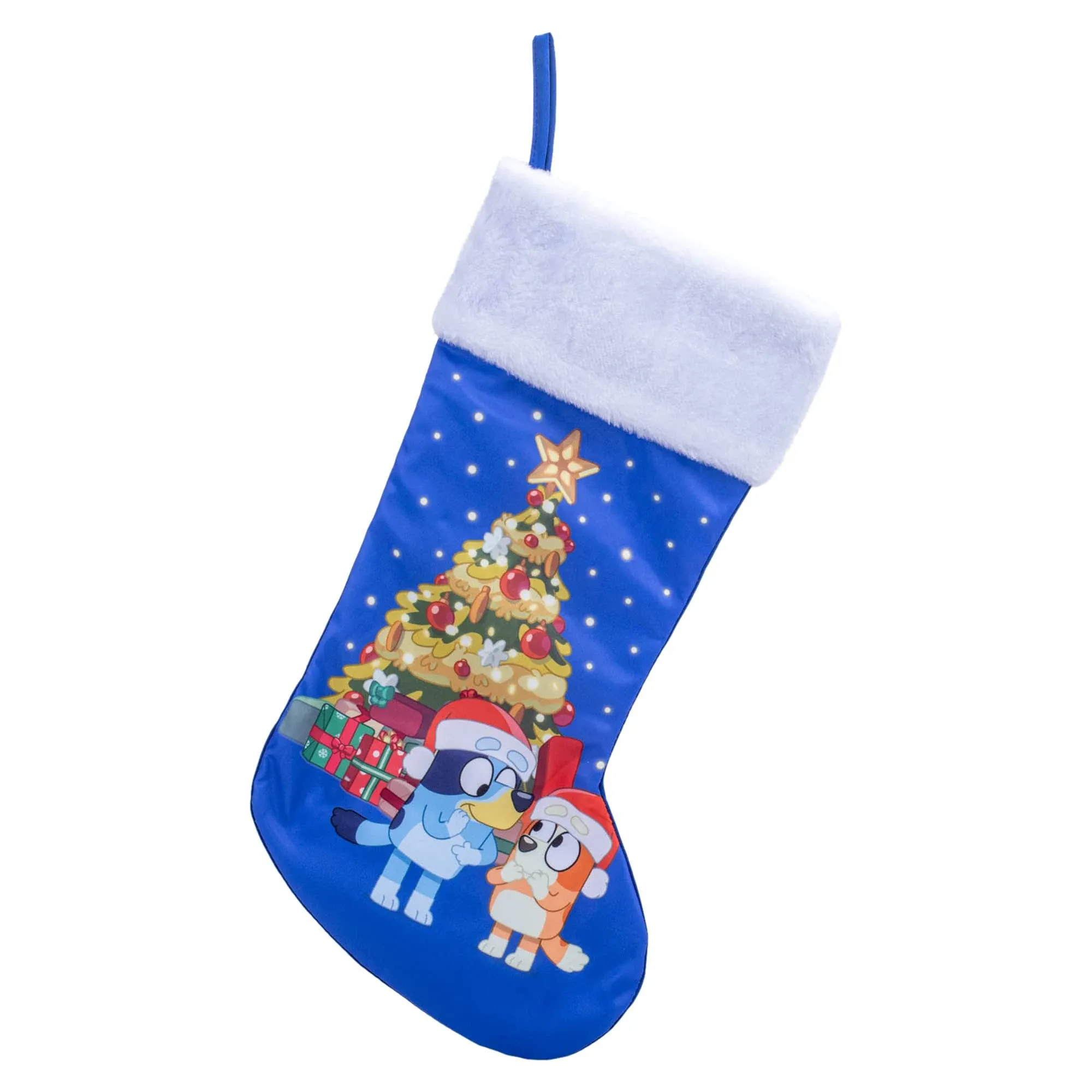 Kurt Adler Bluey and Bingo Children's Christmas Stocking Decoration