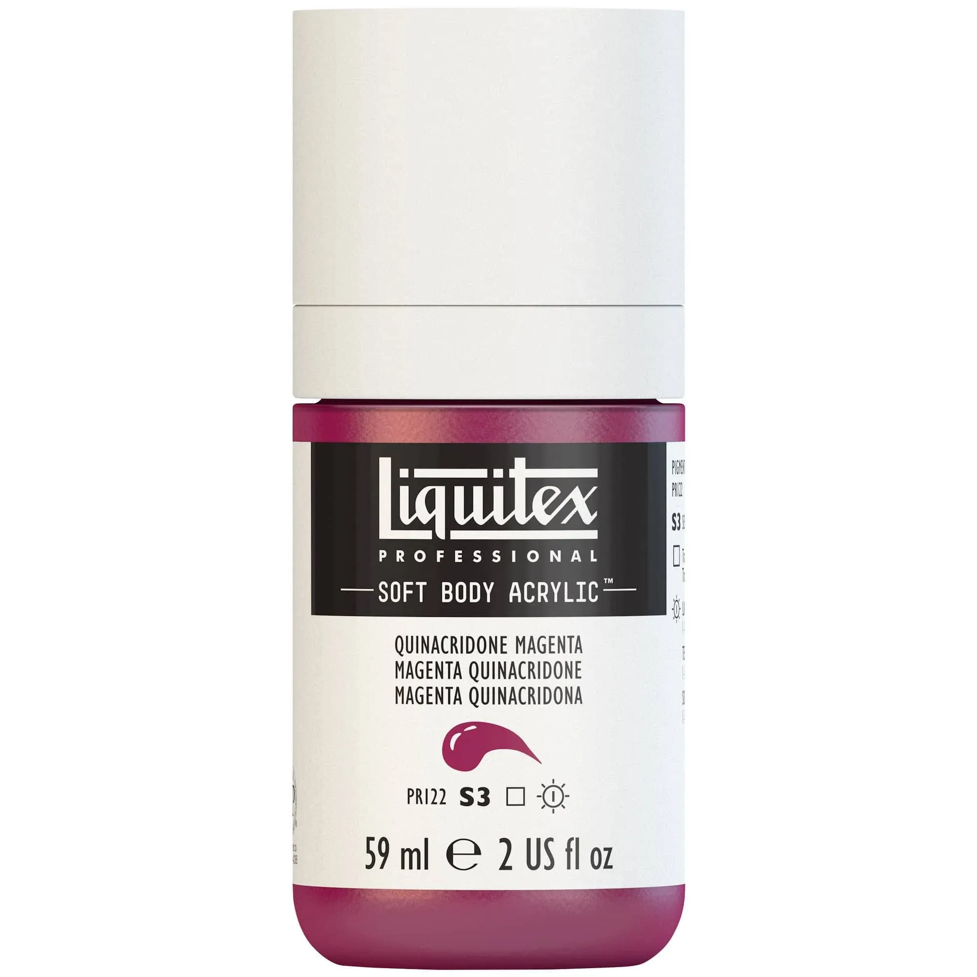 Liquitex Professional Soft Body Acrylic 2oz Quinacridone Magenta